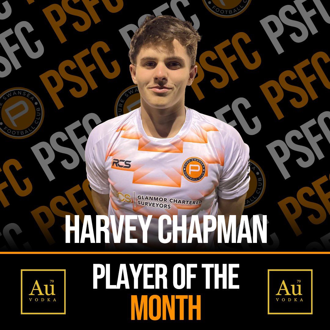 PureSwanseaFC's tweet photo. @AuVodka Player of the Month ⭐️ 

It’s always good to recognise outstanding performers for both our Men’s and @PureSwanseaWFC side.

This month the awards have been given to Harvey Chapman &amp; Caitlyn Meadows. Well done both 👏🏻 

🟠 ⚫️ 🚀 https://t.co/F1A8GAJj4g