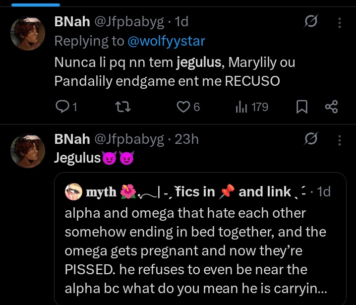 minnie⁷𖤐(Jeverus Version) tweet media