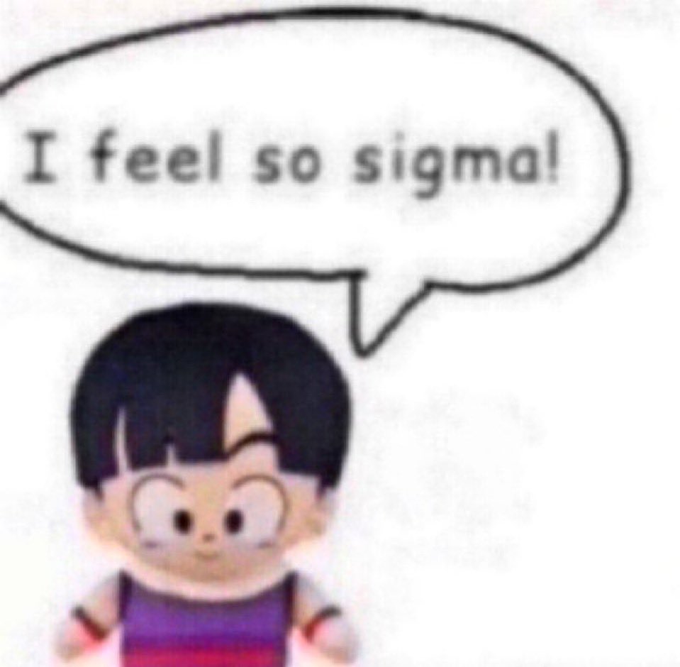 Son Gohan Saying I Feel So Sigma tweet media