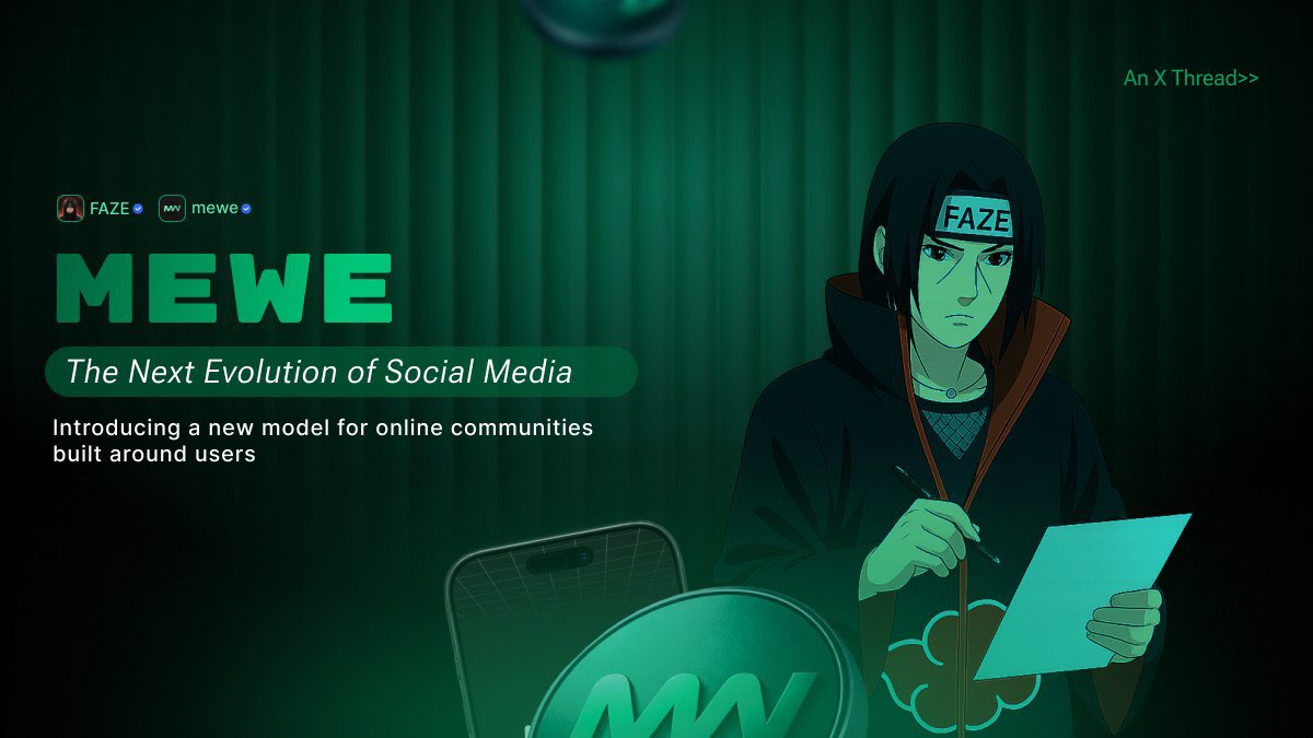 faze_aze's tweet photo. In 2016, @mewe launched as a social network focused on privacy and real connections.

At first, it felt like a small alternative to Facebook and Twitter.

Who knew that a platform with no ads, no tracking, and no algorithms could grow to 21 million users?

That’s how social networks evolve. Often quietly, then all at once.

Today, the way we interact online is changing faster than platforms can control.

That’s why we have @BuildonSoshi.

But before diving in, it’s important to understand the problems most social networks still haven’t solved.🔻