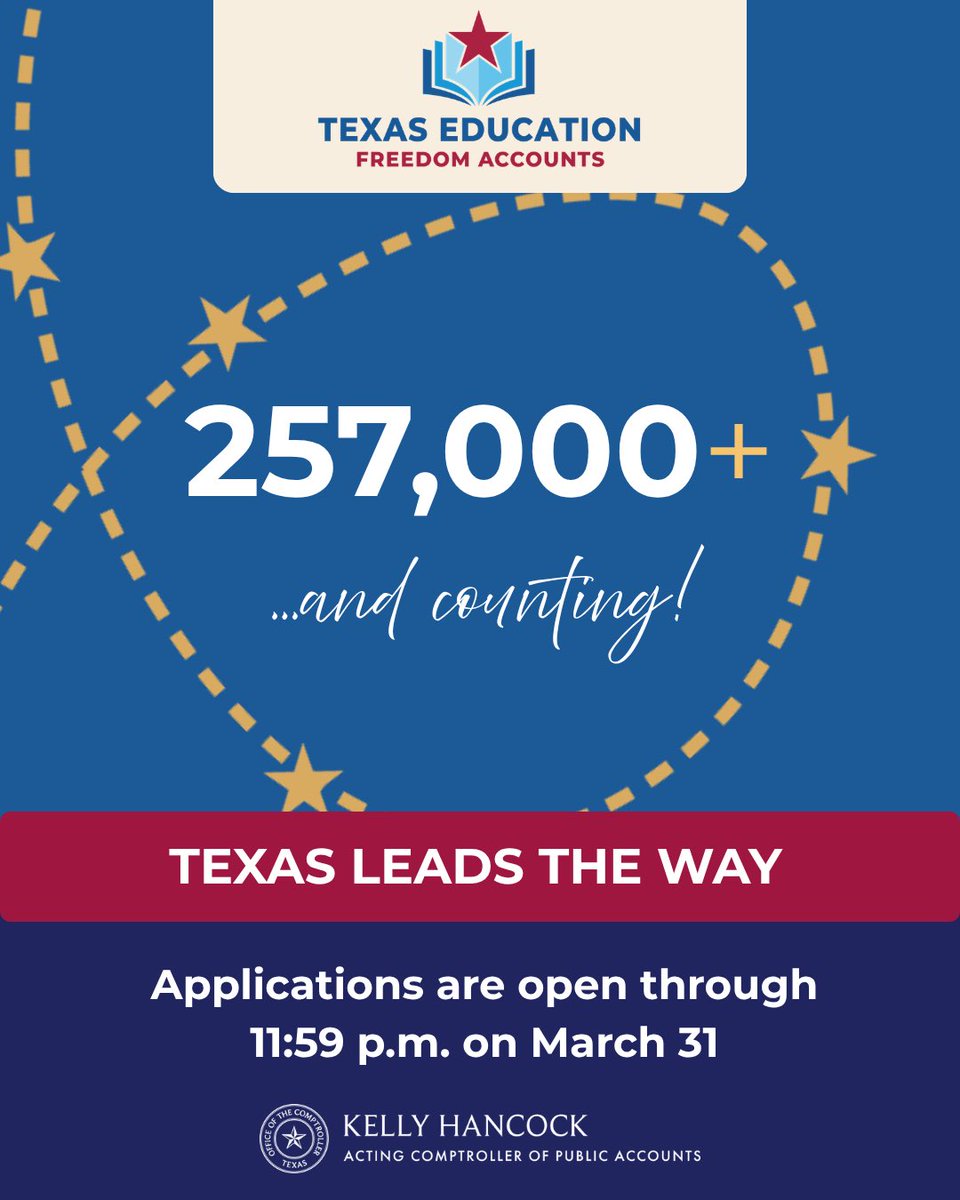 Texas Comptroller tweet media