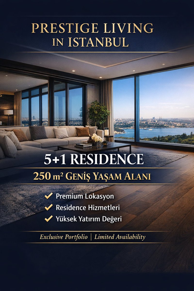Erenköyde site içinde 250m2
5+1
Rezidans