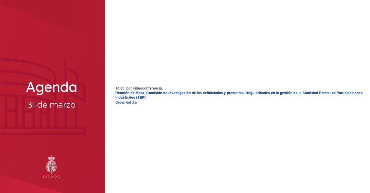 Senado de España tweet media