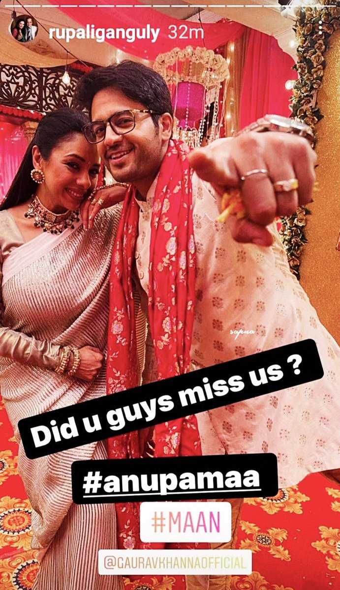 bajaksapna21's tweet photo. Bahut bahut bahut jyada 😭♥️

Vapas aa jao please 🤧

STILL WAITING FOR MAAN

#Anupamaa #AnujKapadia #MaAn #RupaliGanguly #Gauravkhanna #GauRup #BringBackMaAn https://t.co/zOY0vbYutI