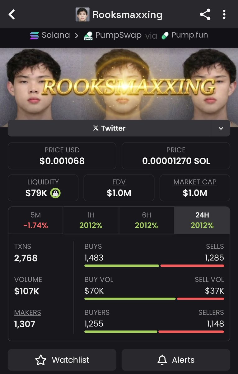 Neon_Meme_Wolf's tweet photo. Some people will scroll… others will ask 👀 #Solana #memecoin #Pump #Trending #Nfts #BTC #memecoin1000x #Pumpusdt #TrendingNow #CRAV
DFhywznBonbTMEmmqgwfSnzYQRWzcDDXnxtKBodHpump https://t.co/jd40zpuQFj