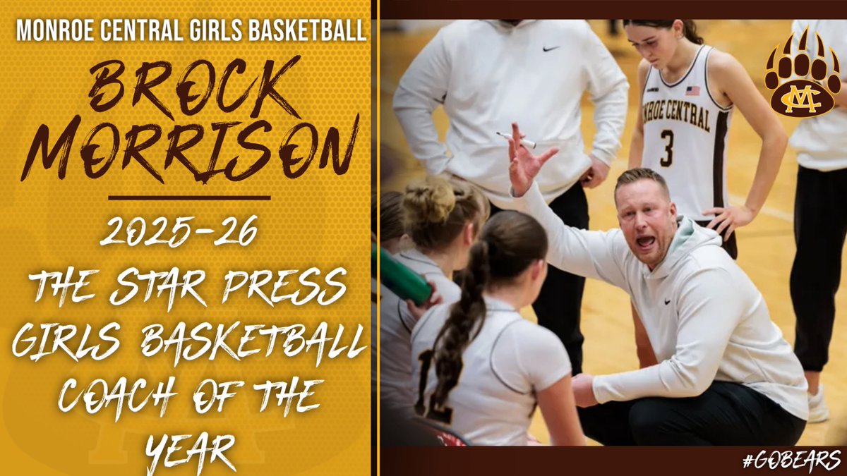 Monroe Central Golden Bears tweet media