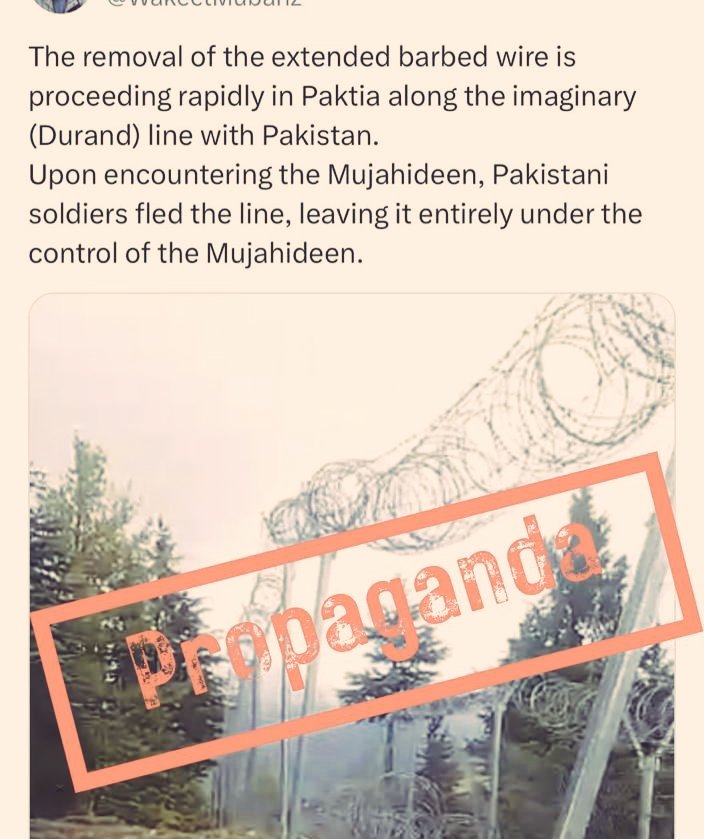 Border Fence Claims: Taliban Propaganda vs Reality in the Kurram-Paktia Sector