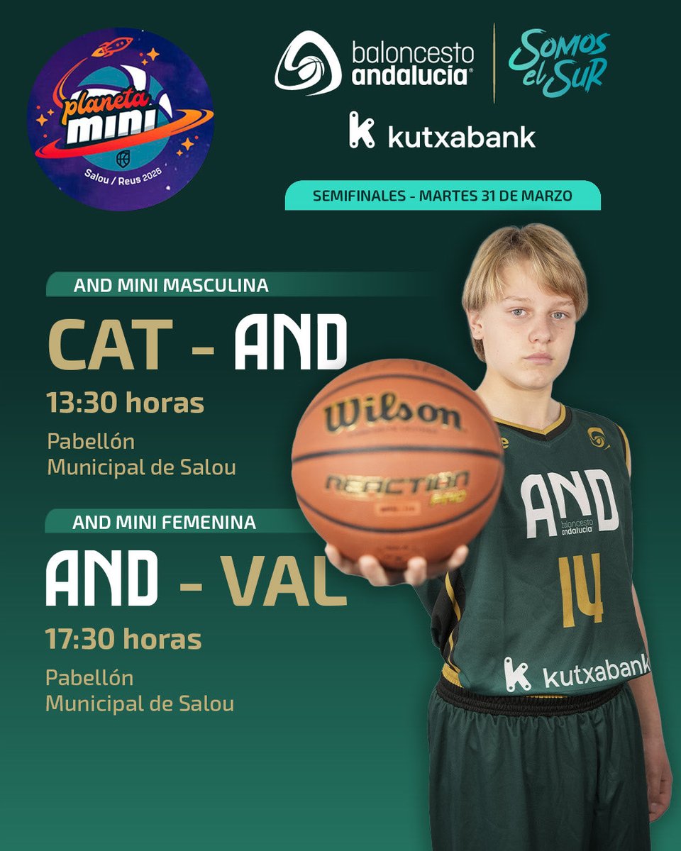 FAB_Andaluza's tweet image. ✅🚀 ¡Andalucía ya está preparada para las semifinales del #PlanetaMini2026🪐!

#AND 💚🤍