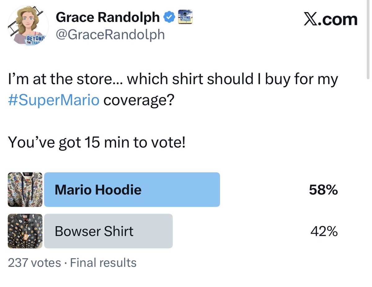 Grace Randolph tweet media