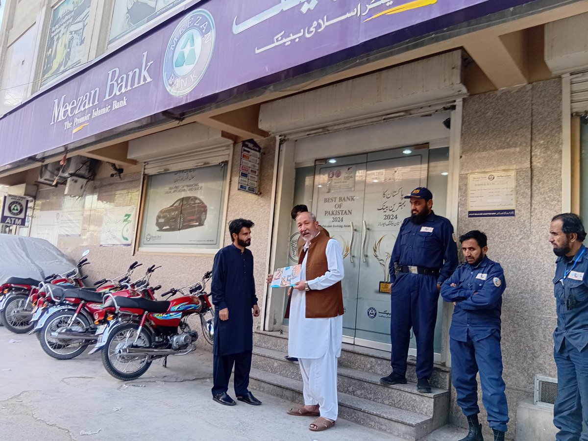 ShaziaBatool_'s tweet photo. Disability Awareness Brochures are distributed in different Banks and Health Care Centers at Mariabad Quetta to promote accessibility and inclusion through Social Cohesion, Resilience &amp; Inclusion of Person With Disabilities.
#CDA
#pwds
#statebank 
#socailwelfare https://t.co/kJLzmCdDKV