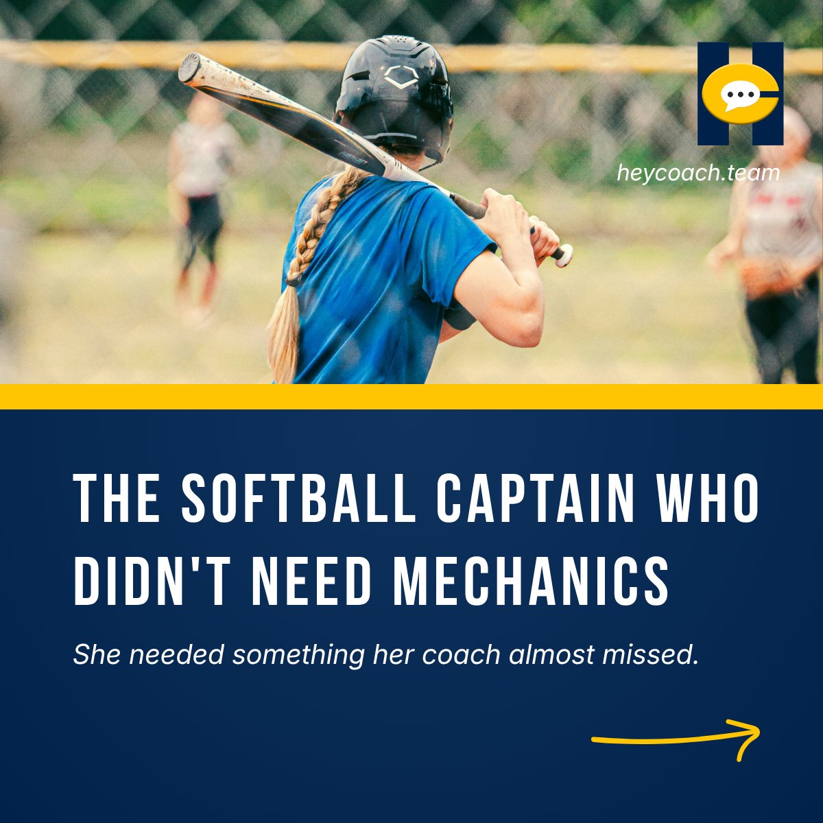 heycoach_team's tweet photo. She didn’t need mechanics. She needed composure.

One question changed everything.

The pause changes the athlete, not just the moment.

👉 Read the full article: https://t.co/jDSo0XFu4i https://t.co/wvhix533KD