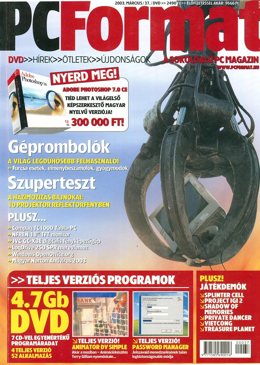 K_M_Sayuri's tweet photo. PC Format (Hungary) - Issue 37 March 2003

#shadowofdestiny #shadowofmemories https://t.co/qxCrjnMTHN