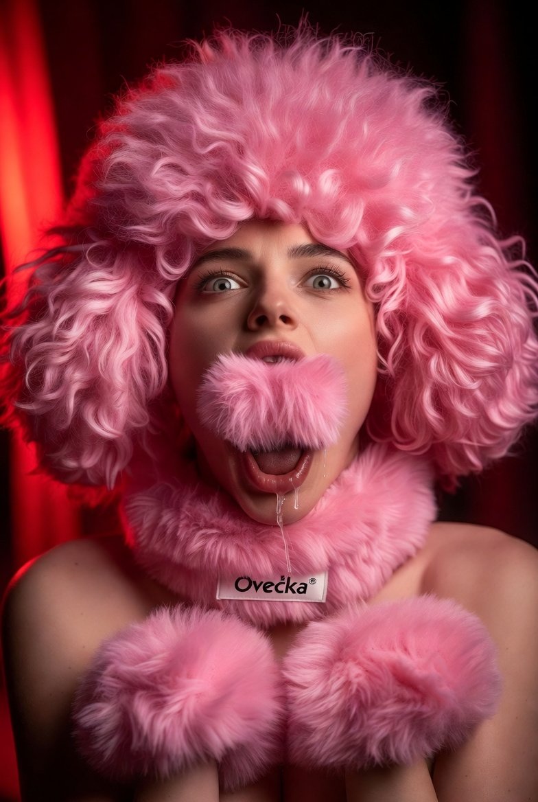 RUDOLF wool fur bondage tweet media