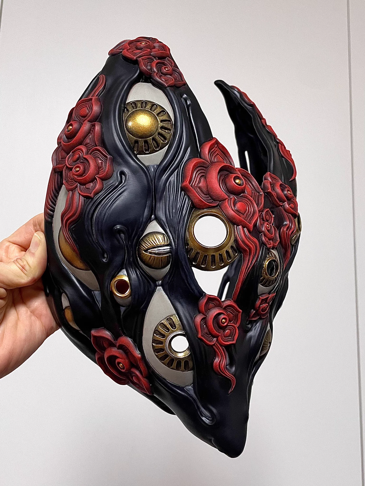 お面　手彫り　太狐父 お面 手彫り 太狐父 HIROMITSU'S GALLERYのプロフィール | minne 国内