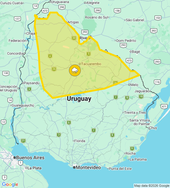Instituto Uruguayo de Meteorología tweet media
