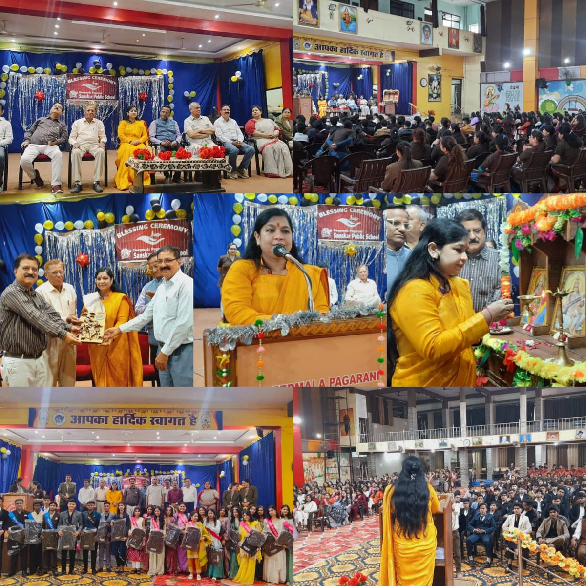DrNishaSaxena's tweet photo. आज संस्कार पब्लिक स्कूल में आयोजित 12th के विद्यार्थियों की विदाई एवं आशीर्वाद समारोह में मुख्य अतिथि के रूप में उपस्थित होकर विद्यार्थियों को सम्मानित कर उज्जवल भविष्य के लिए मार्गदर्शित  किया.... इस अवसर पर सम्मानीय श्री बसंत चेलानी जी श्री सुशील वासवानी जी रिटायर्ड कार्नल श्री पारवानी जी श्री कमल भंडारी जी एवं अन्य गणमान्यजान व स्कूल मेनेजमेंट उपस्थित रहा #BJP  @BJP4MP @BJP4India @rshuklabjp @BJP4BhopalMP @Bhopalgramin @Hkhandelwal1964 @vdsharmabjp @KailashOnline @nstomar @DharmendrLodhii @prahladspatel @rajmohansingh81 @ABVPVoice