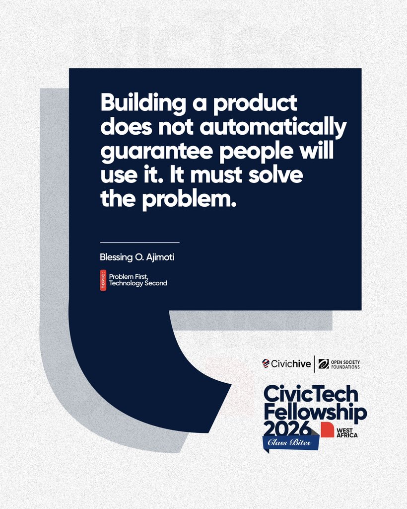 CivicHive's tweet photo. Start small, build messy, watch your people, iterate, repeat 🔂 

#CivicTechFellowship #ProblemFirst #BuildSmart #ClassBites https://t.co/cGJmUxQzIm