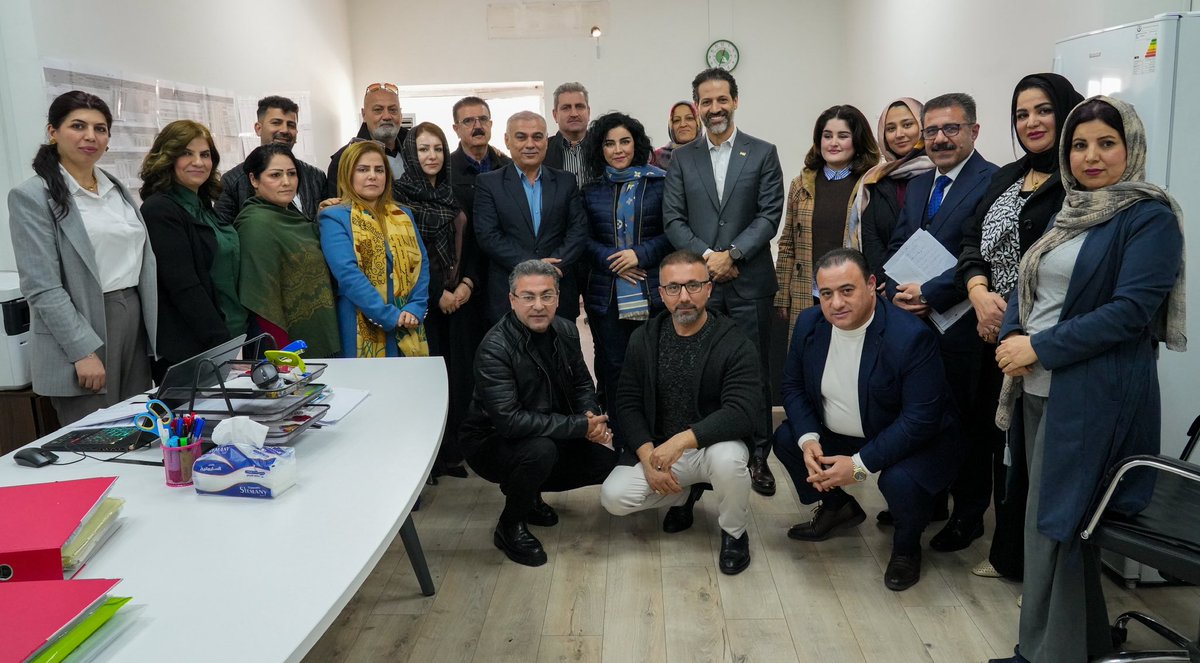 qubadjt's tweet photo. I extend my sincere appreciation to the Sulaimani General Directorate of Agriculture for five years of remarkable progress in domestic production. 

Today, we agreed on a roadmap to strengthen investor-farmer coordination, expand livestock, and reduce reliance on imported seedlings.