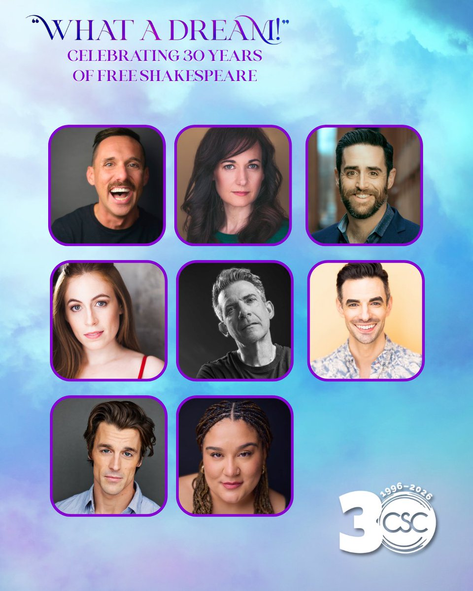 commshakes's tweet photo. Our "What a Dream!" Gala will feature performances by Nick Cearley*, Aimee Doherty*, Neal Ferreira*, Clara Hevia, Johnny Kuntz*, Paul Melendy*, Michael Underhill*, and Kandyce Whittingham — all in support of 2026’s Free Shakespeare on the Common. ✨
 https://t.co/Pv2VrhhCGS https://t.co/6YcSv3xyP7