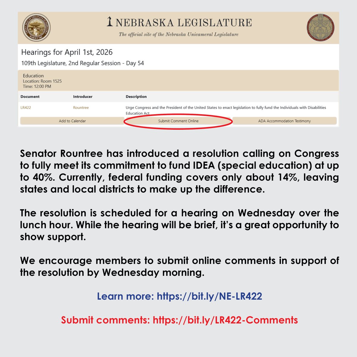 Nebraska State Education Association tweet media