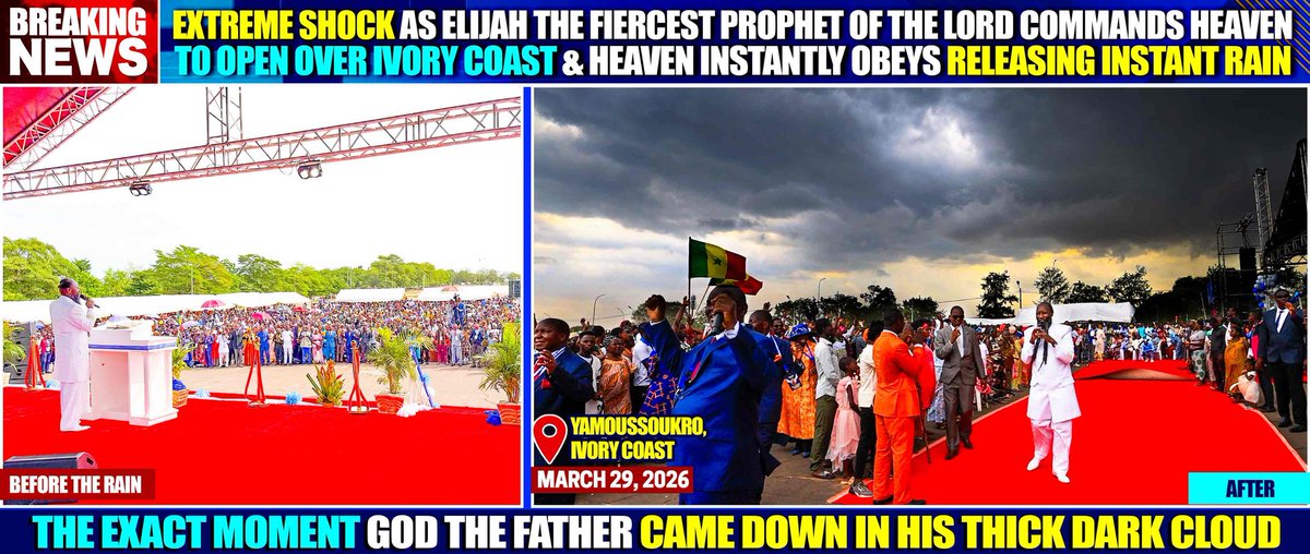 WinnerOduor's tweet photo. THE MIGHTIEST PROPHET OF THE LORD, have shocked this generation by calling down GOD &amp; to our stun &amp; awe, JEHOVAH, HIS GOD &amp; SENDER came down. Biblical Wonder!

1 Kings 8:12 : "Then Solomon said, 'The LORD has said that HE would dwell in thick darkness'".
#TheLordGodHasVisited https://t.co/mscbCtYrV5