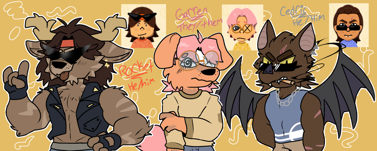 Atbuhhh's tweet photo. Turned my Tomodachi Miis into Furrys https://t.co/LHbMNpey41