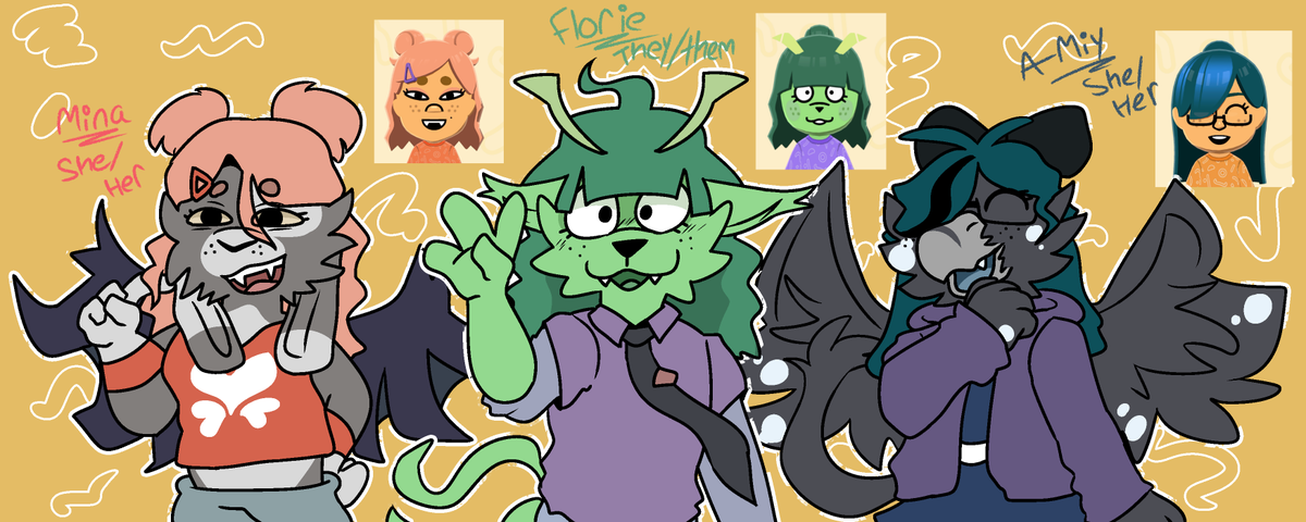 Atbuhhh's tweet photo. Turned my Tomodachi Miis into Furrys https://t.co/LHbMNpey41