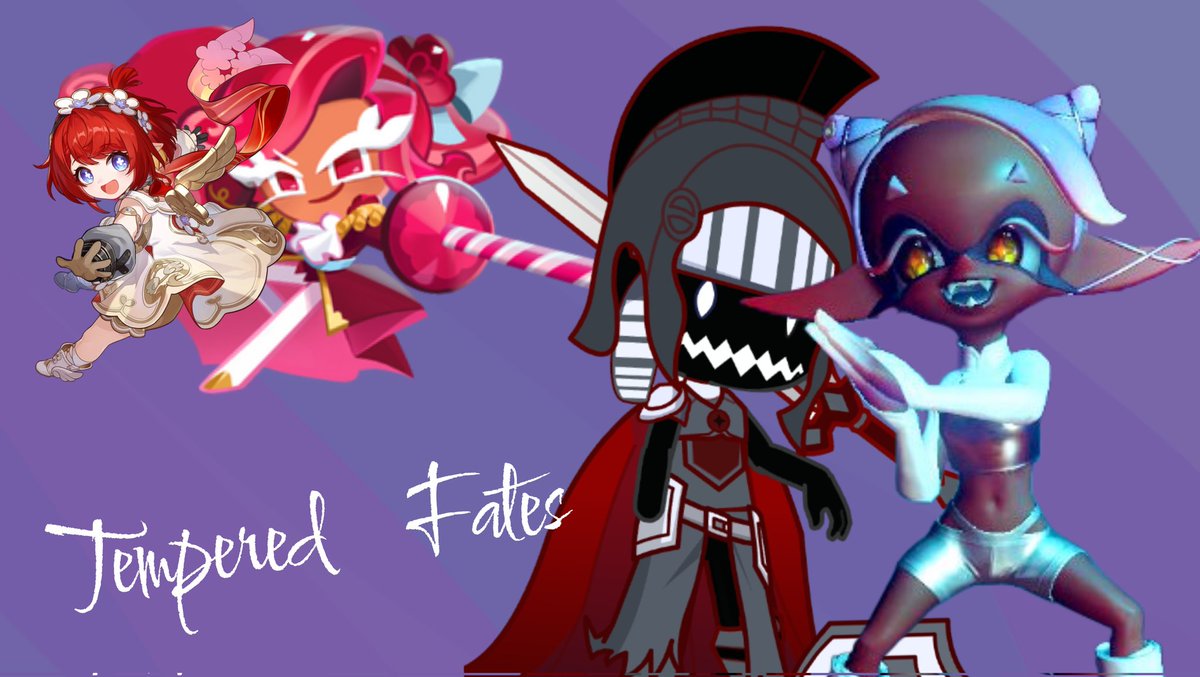 Sh1nyN30nFrye's tweet photo. Oh wait, the lights were off....

WELCOME TO TEMPERED FATES!!!! 🥳🥳🥳🥳

A multimuse rp place to just goof around with!!!!

We got:
Frye 🦑
Raspberry Cookie 🗡️
My Oc,  Xero 🤖

And Tribbie!! 🚀 (Not a muse she's just here 🙃) https://t.co/XICyH3UhNX