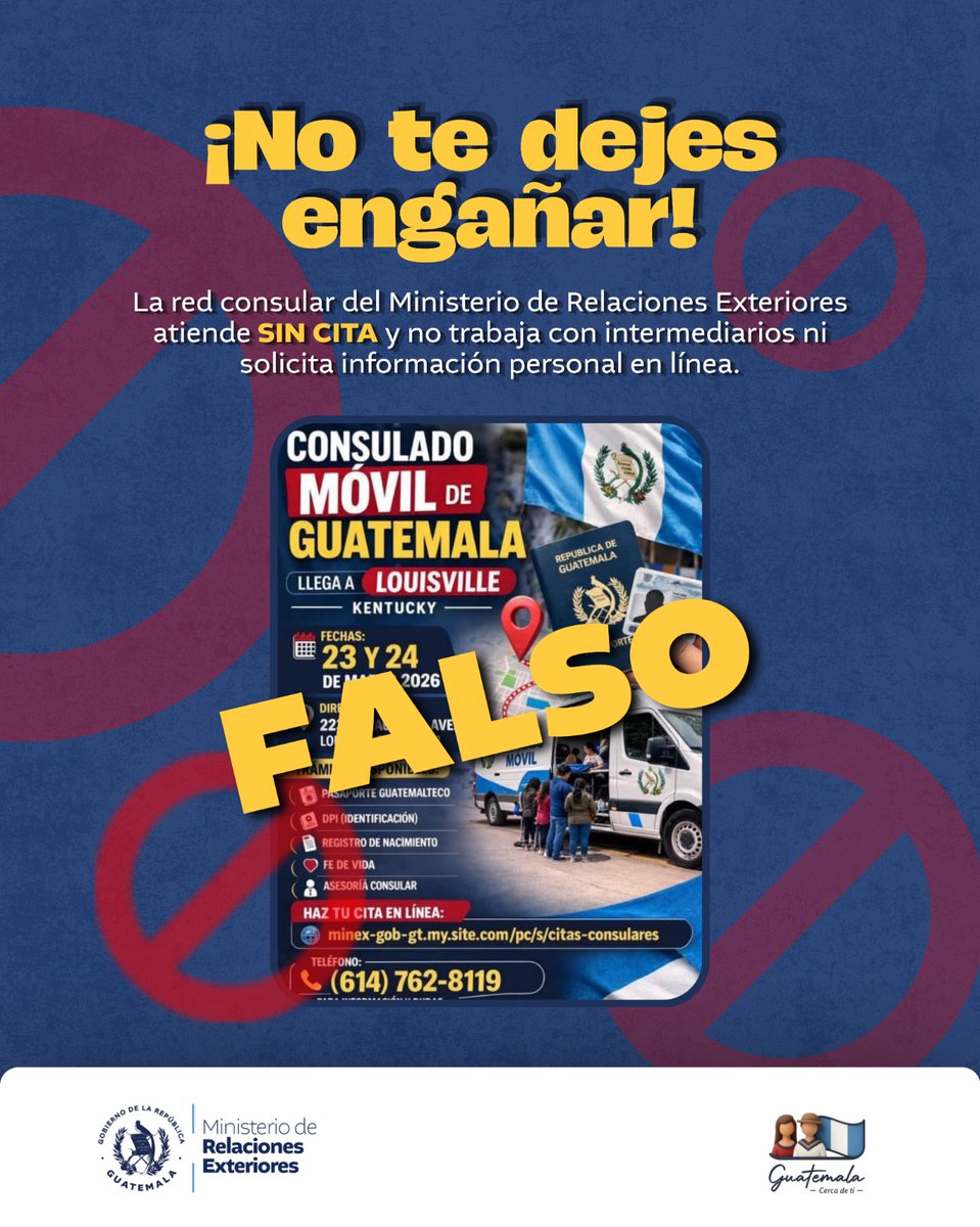 Consulado General de Guatemala en Miami, Florida tweet media