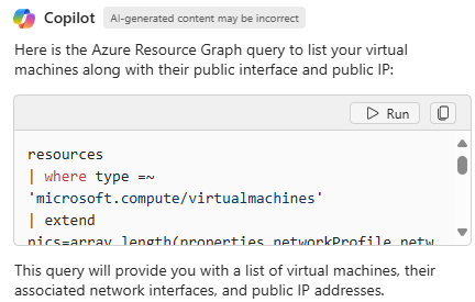 AzureSupport's tweet photo. Explore your Azure resources faster with #Azure Copilot 🤖
📌 Ask in natural language
📌 Auto‑generate Resource Graph queries
📌 Get real‑time insights across your environment
Try it now 👉https://t.co/W73oKnA2Kh
#AzureCopilot #CloudManagement https://t.co/izqcNzZzsK