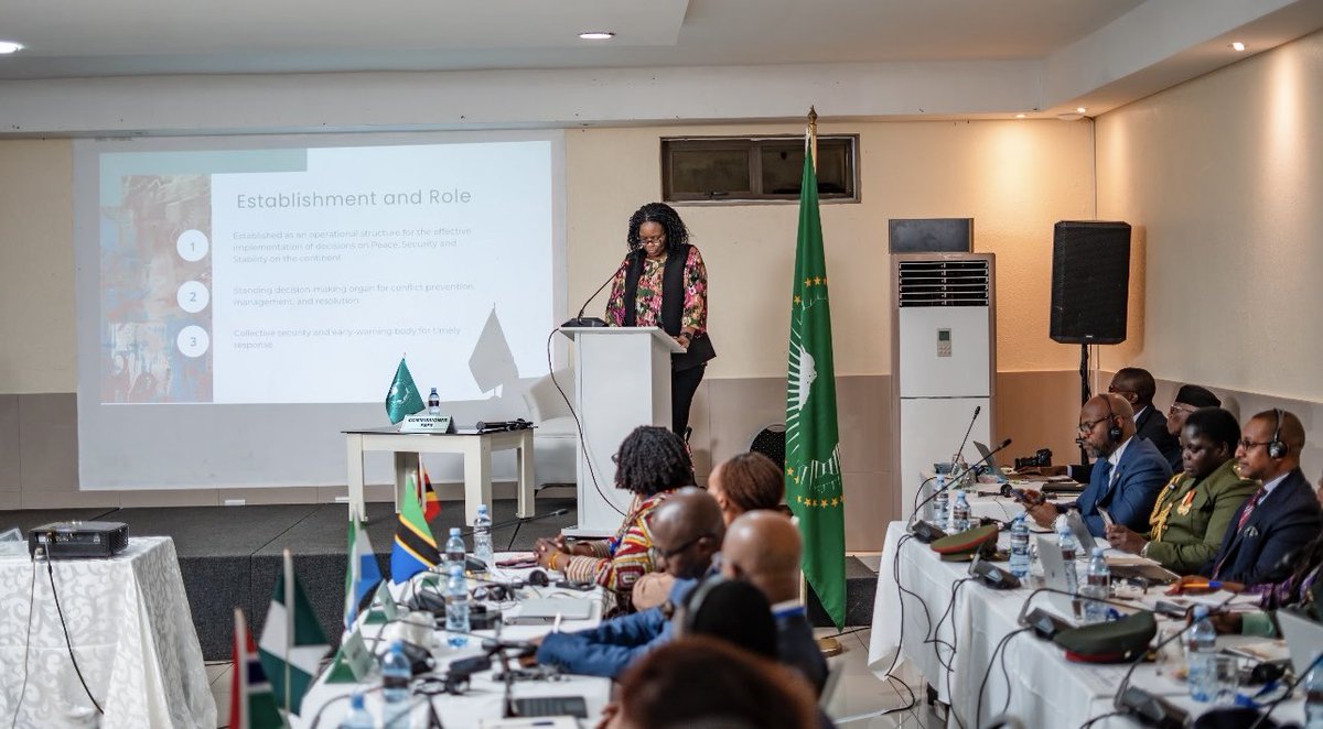 AUC_PAPS's tweet image. At the two-day Induction/Orientation for newly elected #PSC Members (2026–2028 )  Matsapha,  🇸🇿:
Director @PatienceChirad3 (Governance &amp;amp; Conflict Prevention) delivered a presentation on the #PSC’s legal frameworks, covering its mandate, composition, functions, and powers. The