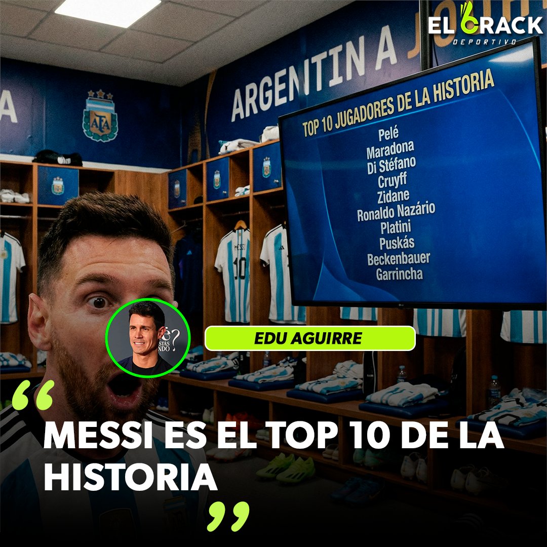 🔥 ¡𝐄𝐗𝐏𝐋𝐎𝐓Ó 𝐄𝐋 𝐃𝐄𝐁𝐀𝐓𝐄! 𝐄𝐃𝐔 𝐀𝐆𝐔𝐈𝐑𝐑𝐄 𝐔𝐁𝐈𝐂Ó 𝐀 𝐌𝐄𝐒𝐒𝐈 𝐘 𝐆𝐄𝐍𝐄𝐑Ó 𝐏𝐎𝐋É𝐌𝐈𝐂𝐀 𝐌𝐔𝐍𝐃𝐈𝐀𝐋 🔥

🎙️ 𝐄𝐧 𝐮𝐧𝐚 𝐧𝐮𝐞𝐯𝐚 𝐝𝐞𝐜𝐥𝐚𝐫𝐚𝐜𝐢ó𝐧 𝐪𝐮𝐞 𝐧𝐨 𝐩𝐚𝐬ó 𝐝𝐞𝐬𝐚𝐩𝐞𝐫𝐜𝐢𝐛𝐢𝐝𝐚, Edu Aguirre volvió a encender la discusión en el