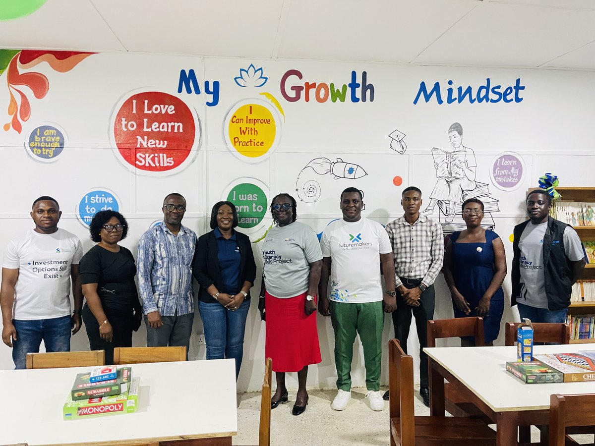 StanChartGH's tweet image. We just launched our Youth Literacy Project in Osu Presby Girls School by providing a refurbished reading space.  A major milestone on this journey as we continue to nurture a love for reading across our communities. #StandardChartered #Literacy #Ghana