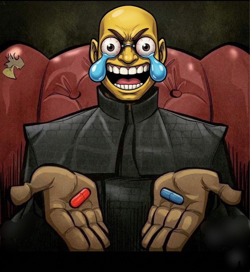 LMAO_OnSol's tweet photo. Choose 

The red pill : Buy $LMAO 🤣

The blue pill : Buy $LMAO 🤣

76cjoJkmSWUdC4nYYVXRY9stWBwQi2hG6Wz6hiH2pump https://t.co/X70cg7kOtg