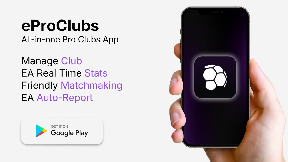 eProClubs tweet media