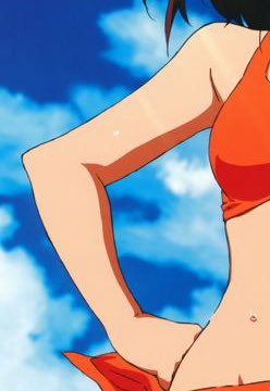 この肘の描き方が「癖」すぎてつらい。