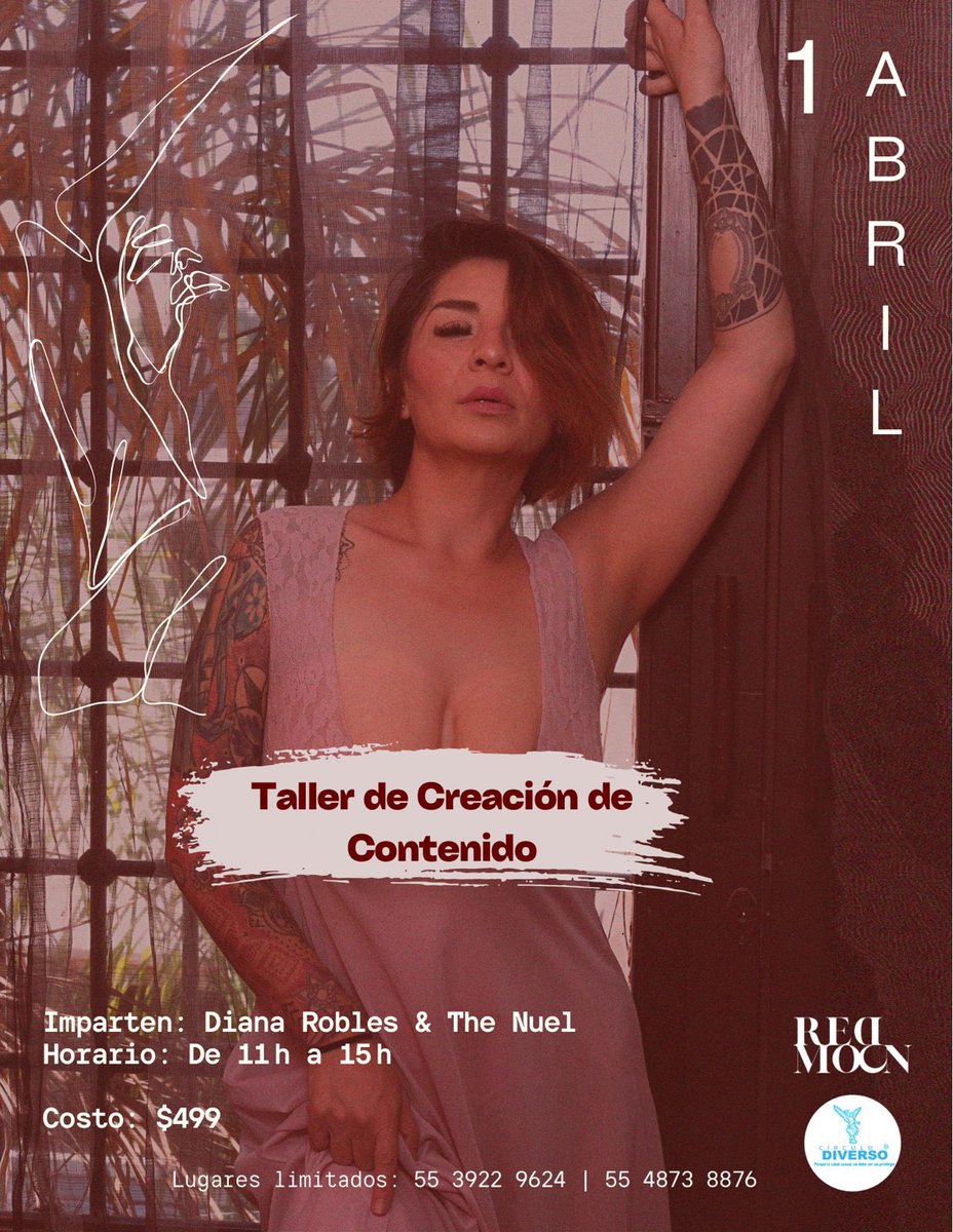 redmoon_me's tweet photo. No vienes a posar.
Vienes a aprender a mirarte.

Dirección sin contacto.
Autopercepción real.
Criterio sobre tu imagen.

Grupo mixto | 10 personas
Cupo limitado.

RedMOON ♥️ 
Imparten @diana_r0bles &amp; @the_nuel https://t.co/yEyz0YiqJO