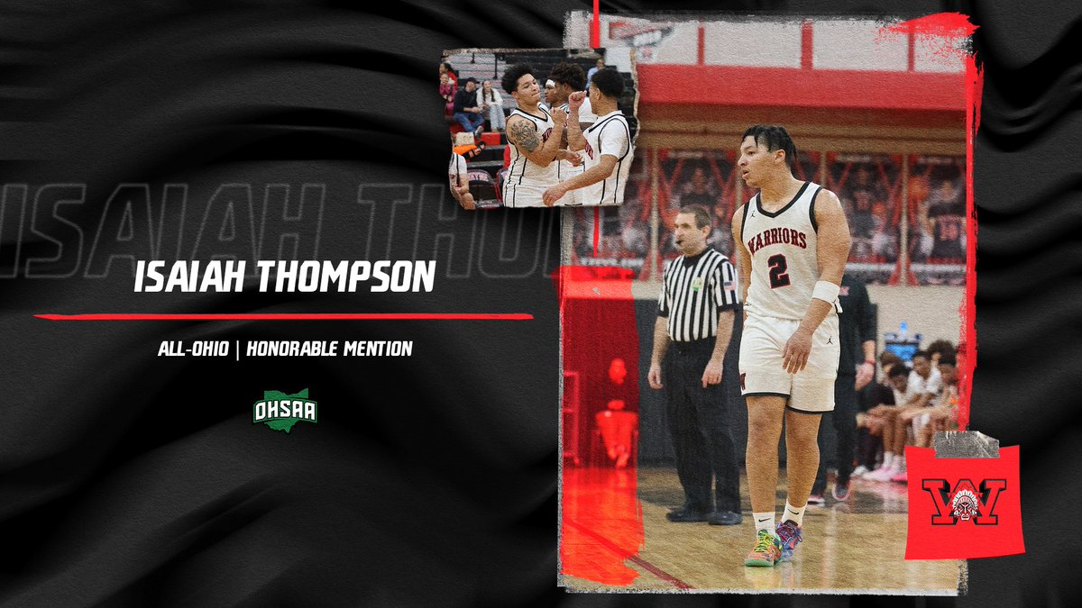 WayneAthletics's tweet photo. 🏀 | ALL-OHIO

Congratulations to our FOUR student-athletes named Honorable Mention All-Ohio from @WayneMensBBall and @WayneGirlsBBall!

Isaiah Thompson | SR
Dontay Chivers | SO
NaRiya Goddard | SO
Dezirae Thomas | SO

#WarriorPride https://t.co/F1n0lpiQeG