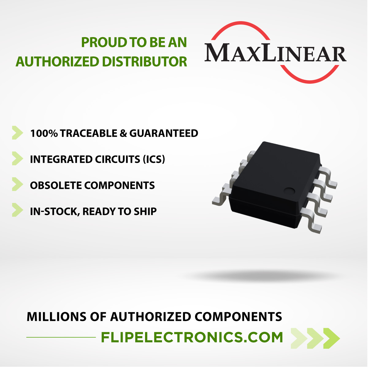 Flip Electronics is the trusted, authorized distributor of MaxLinear, helping you keep legacy designs running with obsolete and hard-to-find components.

Need discontinued MaxLinear parts for mil/aero systems? Find what you need today: flipelectronics.com/Manufacturers/…
