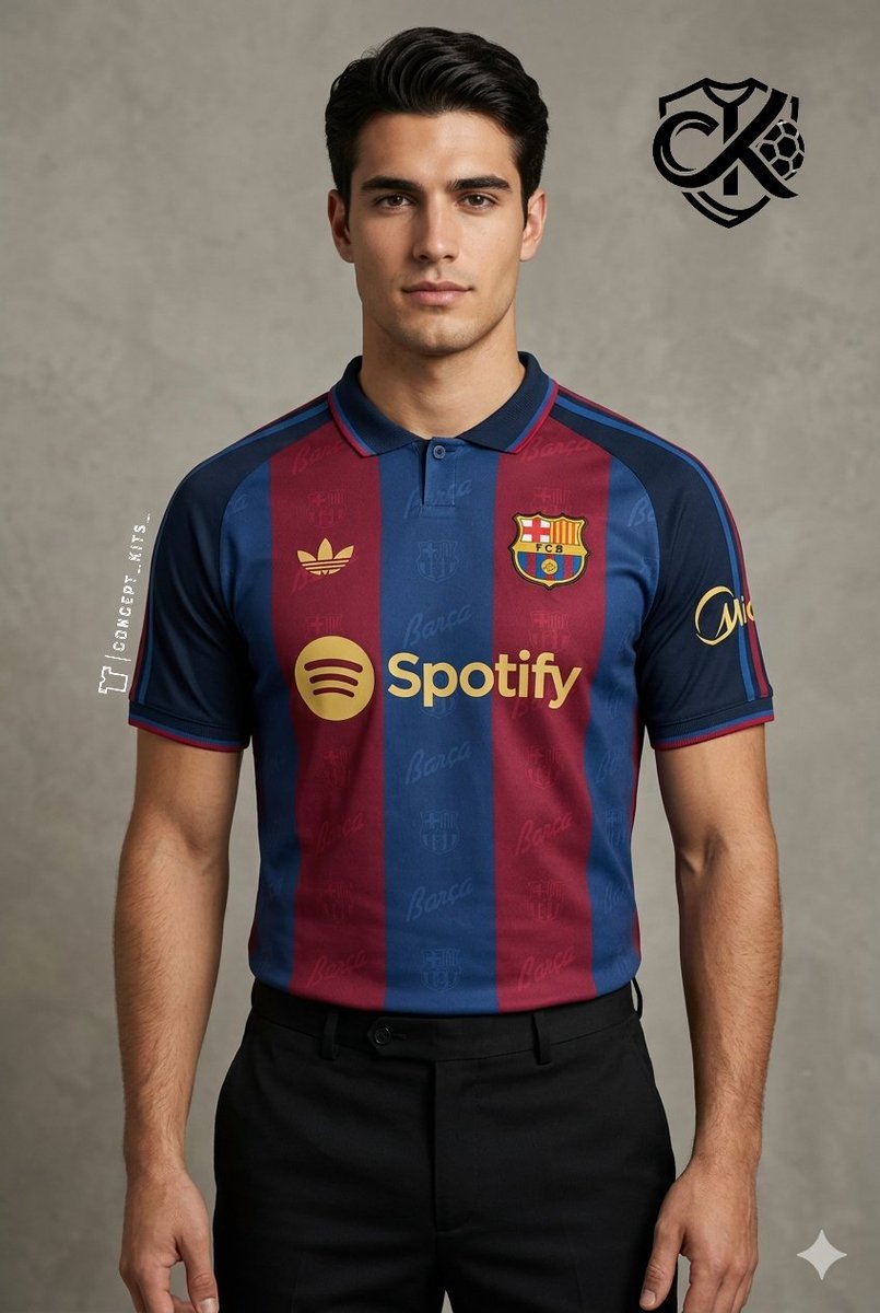 concept_kits_'s tweet photo. What if adidas made the 2026/27 kits for @FCBarcelona
#FCBarcelona #Barca #Barça #FCB #MesQueUnClub #ForcaBarca #ViscaBarca #ViscaElBarca #Blaugrana #Culers #Culer #CampNou #LaMasia #BarcaFans #BarcaFamily #BarcaNation #BarcaLove #BarcaDNA #BarcaForever #FCBworld #Barcelona https://t.co/O05NXSLFnQ