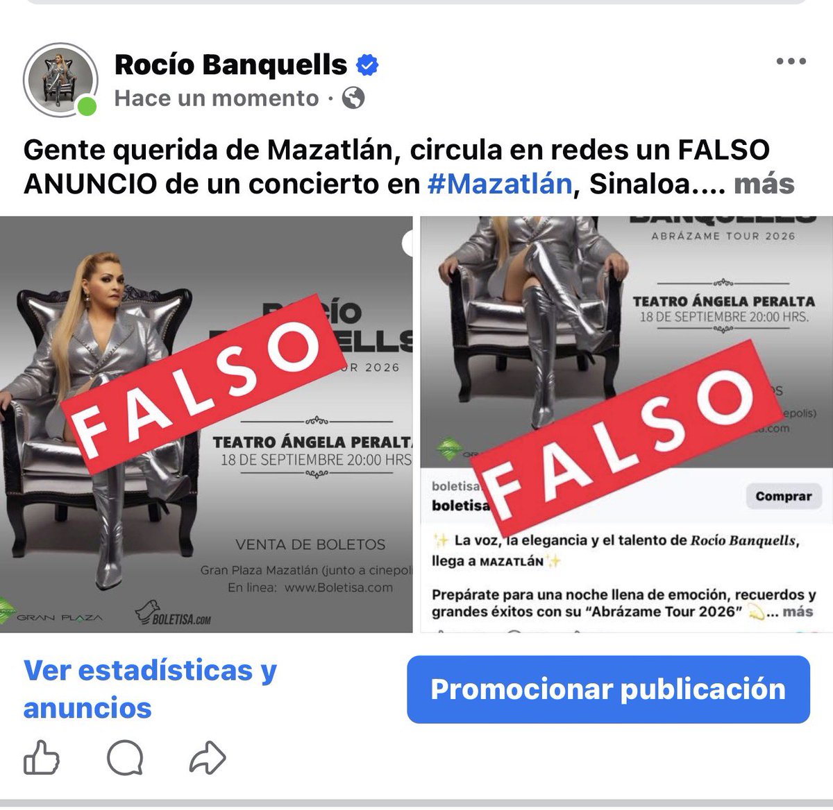 Rocío Banquells tweet media
