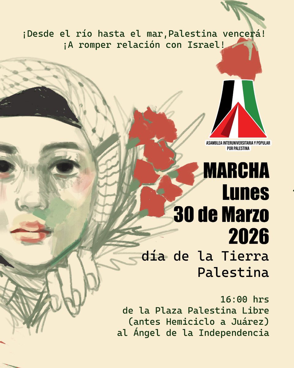 Asamblea Interuniversitaria y Popular x Palestina tweet media
