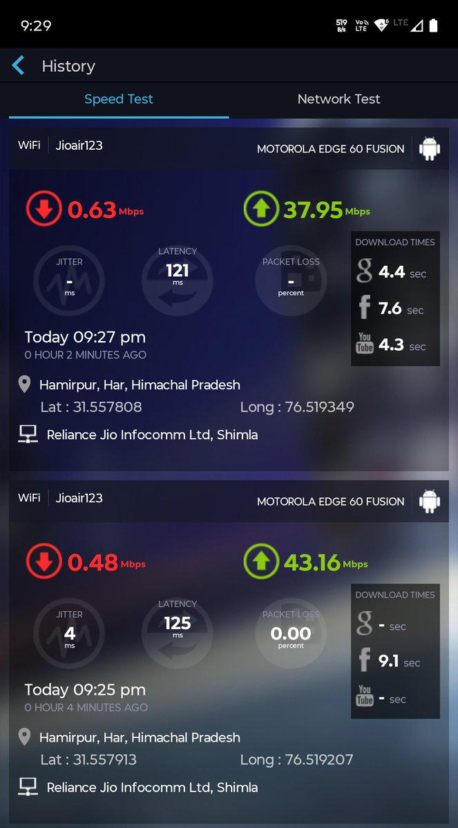 Ramansandhu2201's tweet image. 5 baa call, 10 bar restart, speed 0.3 Mbps
₹706/month dekar bhi bas “router ke paas jao” sunne ko mil raha hai.
Ground team assign hoti hai par aati nahi, excuses alag.
@JioCare @TRAI
Consumer ko itna frustrate krna bnd karo. #JioFiber #PoorService #CustomerRights