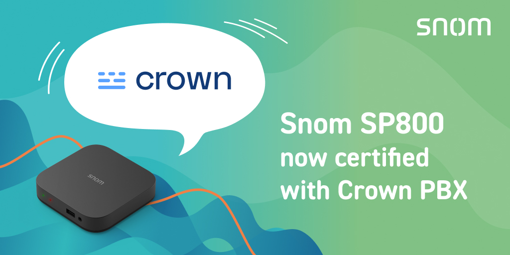snom's tweet image. The Snom SP800 is now officially certified with Crown PBX, giving customers another powerful interoperability option.
✅ Certified compatibility
✅ Reliable integration for paging &amp;amp; audio solutions
✅ Seamless performance within Crown PBX deployments
#Snom #CrownPBX #SP800