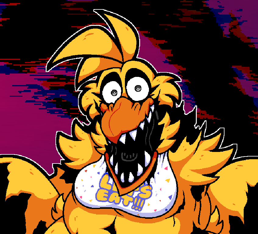 Withered Chica tweet media