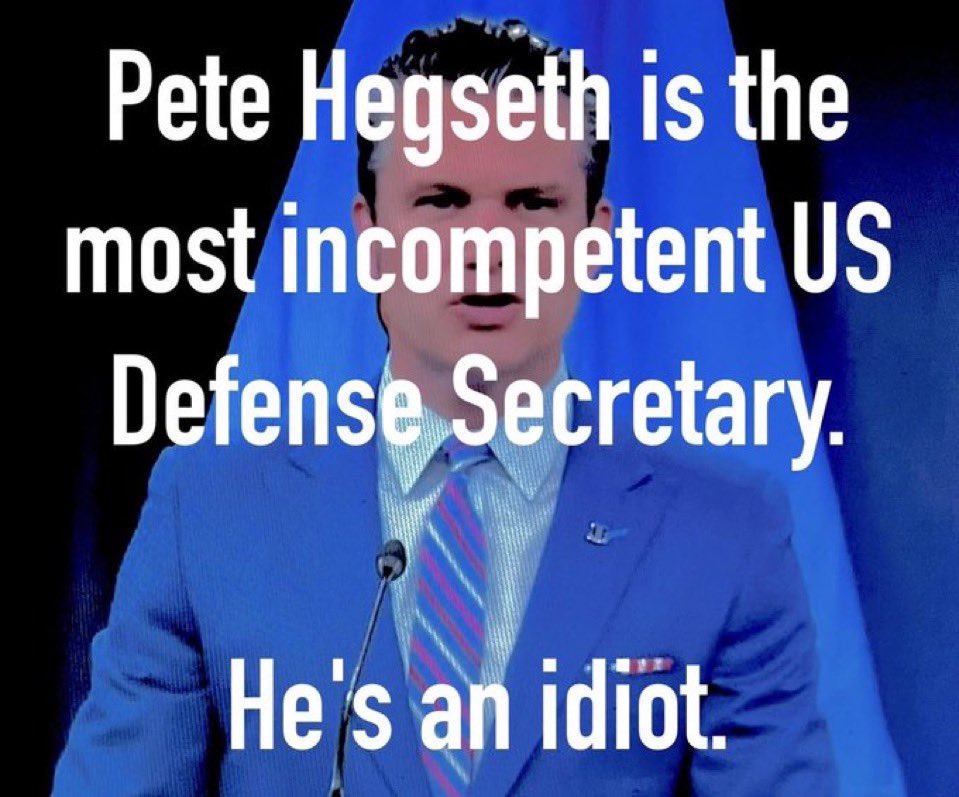 Bibligard's tweet photo. @FeistyLibLady @SSebrinaD Hegseth is completely UNFIT to hold any office https://t.co/zxfAYuh5t7