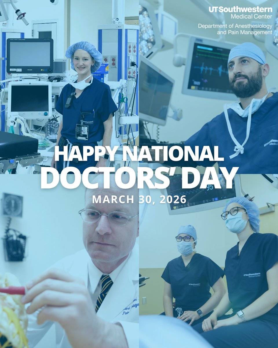 UTSW Anesthesiology tweet media