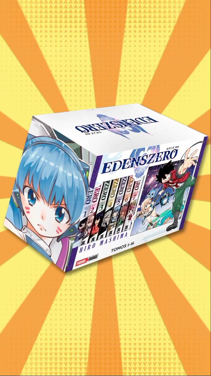 Finaliza esta semana con:
📍Magical Girls Inc. Magilumiere N⁰ 14
📍Edens Zero Boxset 1, tomos 1 al 16.
¿Qué comprarás?

4 de 4