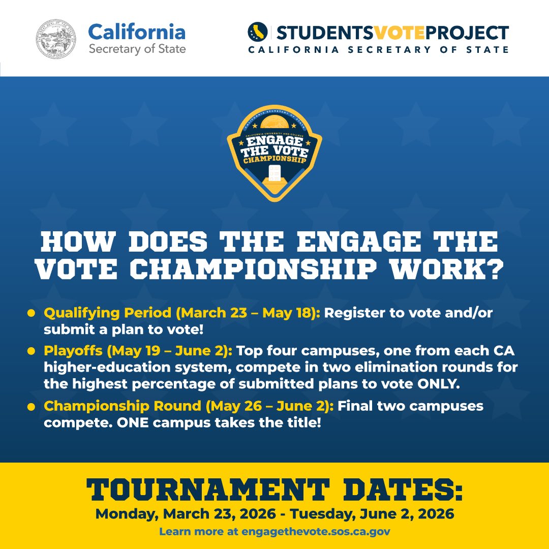 California Secretary of State tweet media