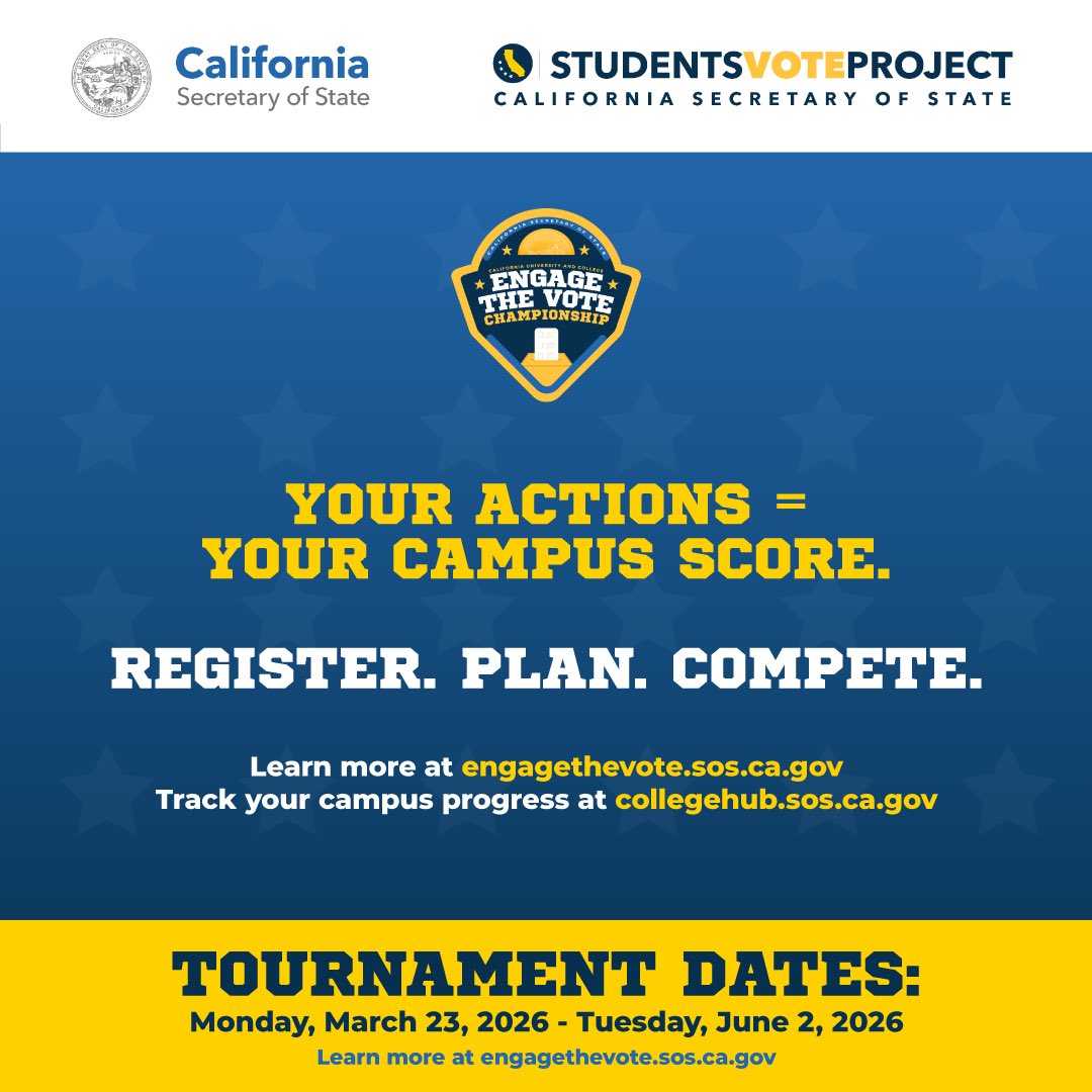 California Secretary of State tweet media